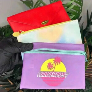 💕 3 Ipsy cute cosmetics bags bundles